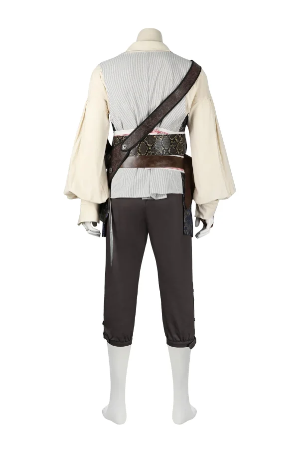Pirates of the Caribbean Captain Jack Sparrow Cosplay Costume | Movie Outfit