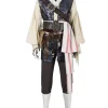 Pirates of the Caribbean Captain Jack Sparrow Cosplay Costume | Movie Outfit