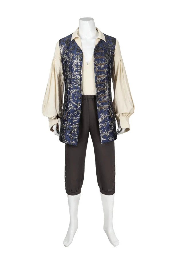 Pirates of the Caribbean Captain Jack Sparrow Cosplay Costume | Movie Outfit