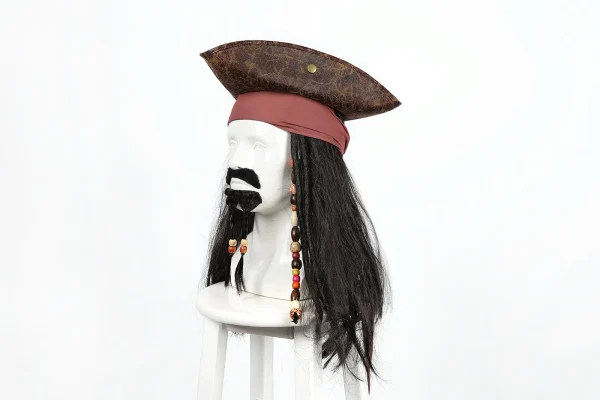 Pirates of the Caribbean Captain Jack Sparrow Cosplay Costume | Movie Outfit