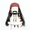 Pirates of the Caribbean Captain Jack Sparrow Cosplay Costume | Movie Outfit