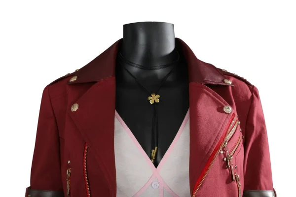 Final Fantasy VII Rebirth Aerith Gainsborough Cosplay Costume | Game Outfit