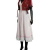 Final Fantasy VII Rebirth Aerith Gainsborough Cosplay Costume | Game Outfit