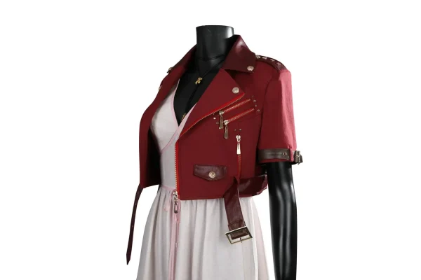 Final Fantasy VII Rebirth Aerith Gainsborough Cosplay Costume | Game Outfit