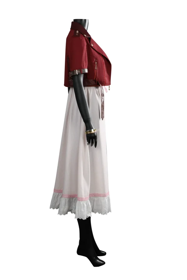 Final Fantasy VII Rebirth Aerith Gainsborough Cosplay Costume | Game Outfit