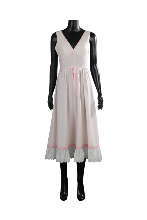 Final Fantasy VII Rebirth Aerith Gainsborough Cosplay Costume | Game Outfit