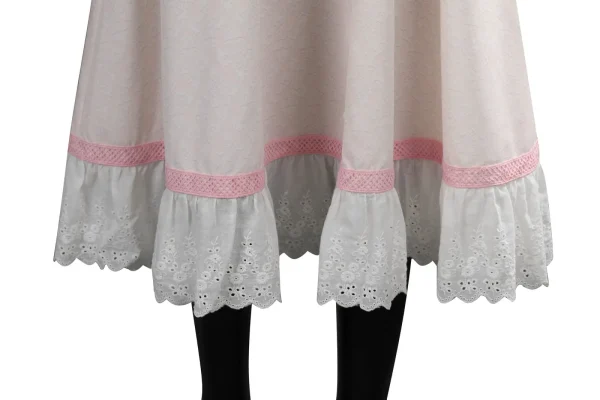 Final Fantasy VII Rebirth Aerith Gainsborough Cosplay Costume | Game Outfit