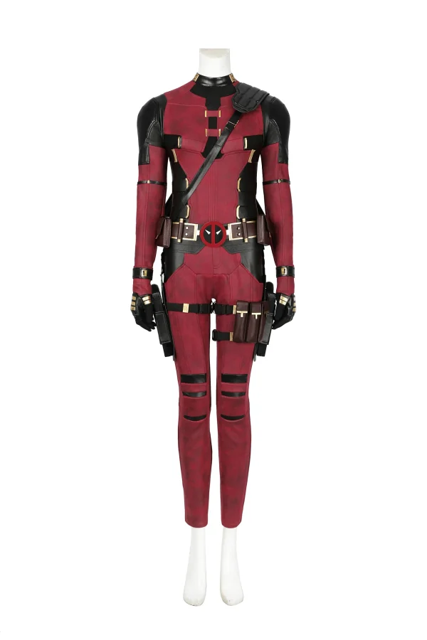 Deadpool & Wolverine Lady Deadpool Genderbend Cosplay Costume | Movie Outfit