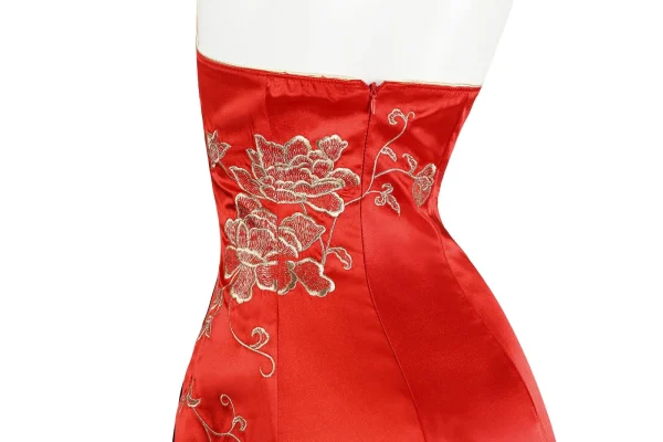 Resident Evil 4 Remake Ada Wong Cheongsam Cosplay Costume | Game Outfit