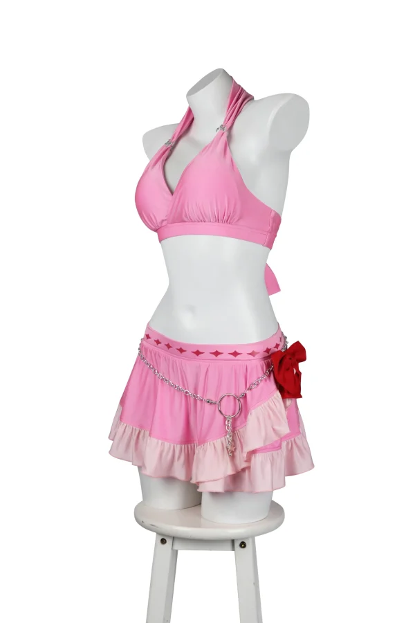 Final Fantasy VII Rebirth Aerith Gainsborough Swimwear Cosplay Costume | Game Outfit