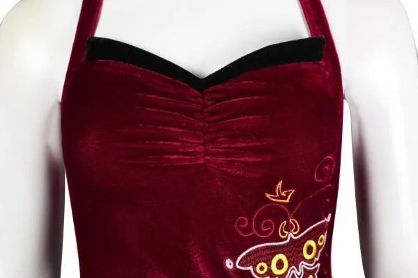 Resident Evil 4 Remake Ada Wong Cheongsam V2 Cosplay Costume | Game Outfit