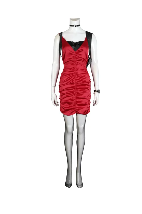 Resident Evil 4 Remake Ada Wong V2 Cosplay Costume | Game Outfit