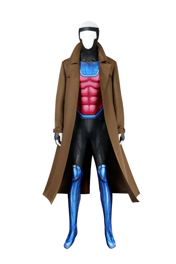 X-Men '97 Gambit Remy Etienne LeBeau Cosplay Costume | Animated Series Outfit