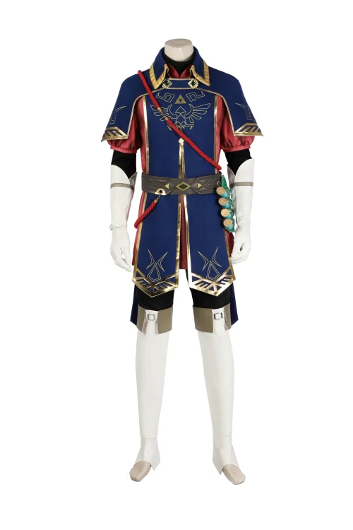The Legend of Zelda: Tears of the Kingdom Link Royal Guard Uniform Cosplay Costume | Game Outfit