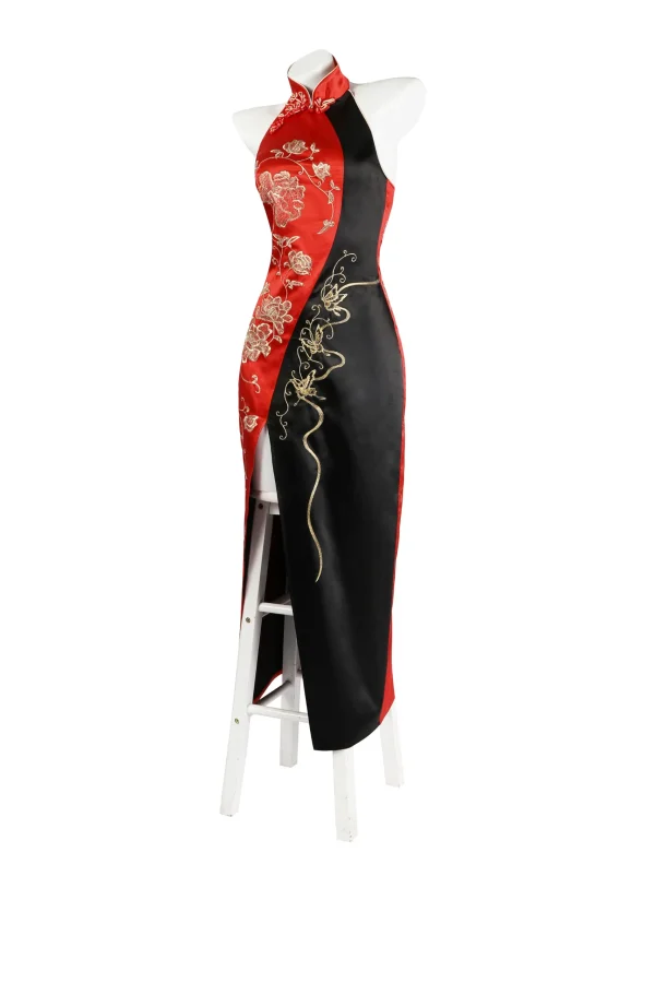 Resident Evil 4 Remake Ada Wong Cheongsam Cosplay Costume | Game Outfit