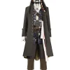 Pirates of the Caribbean Captain Jack Sparrow Cosplay Costume | Movie Outfit
