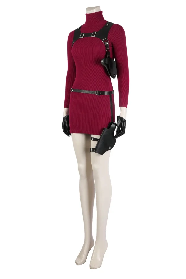 Resident Evil 4 Remake Ada Wong Cosplay Costume | Game Outfit