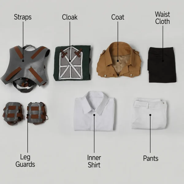 Attack on Titan Training Corps Cosplay Costume | Anime Outfit