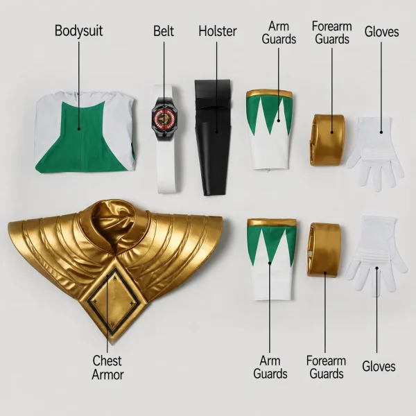 Kyoryu Sentai Zyuranger Dragon Ranger Cosplay Costume | Hero Outfit