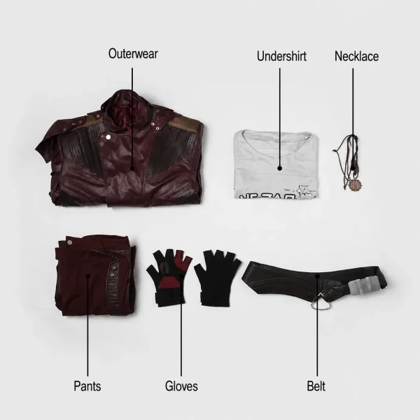 Guardians of the Galaxy Vol. 2 Star-Lord Short Version Cosplay Costume | Movie Outfit
