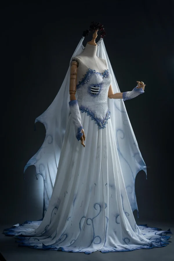 Corpse Bride Emily Cosplay Costume | Movie Outfit