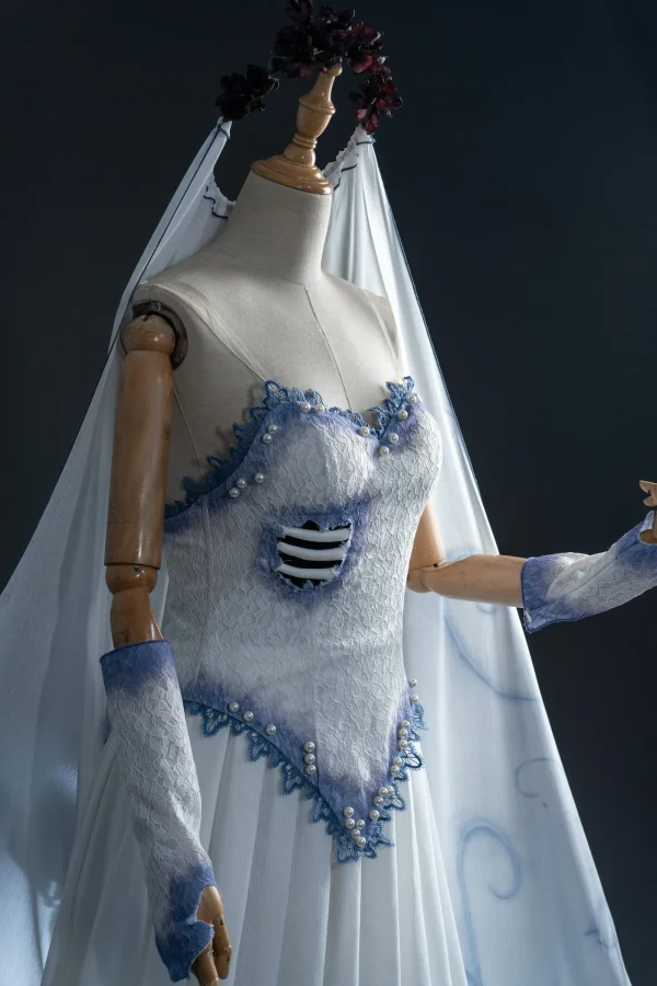 Corpse Bride Emily Cosplay Costume | Movie Outfit