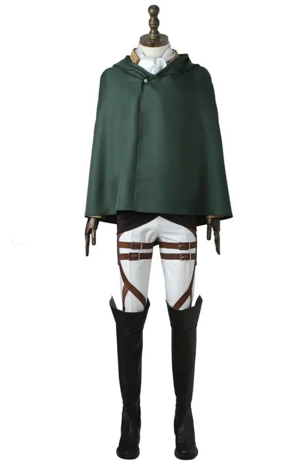 Attack on Titan Survey Corps Levi Ackerman Cosplay Costume | Anime Outfit