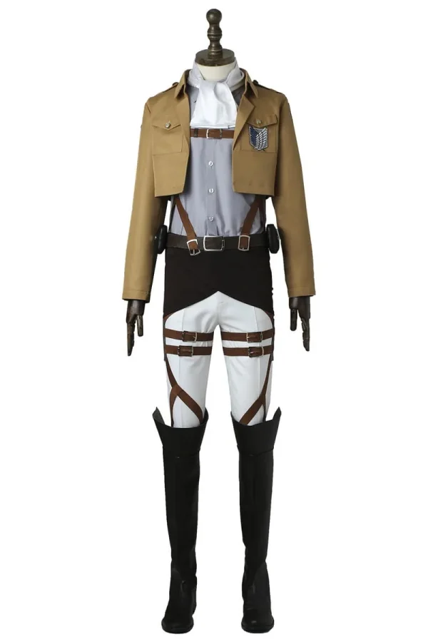 Attack on Titan Survey Corps Levi Ackerman Cosplay Costume | Anime Outfit