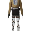 Attack on Titan Survey Corps Levi Ackerman Cosplay Costume | Anime Outfit