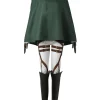 Attack on Titan Training Corps Mikasa Ackerman Cosplay Costume | Anime Outfit