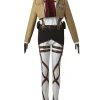 Attack on Titan Training Corps Mikasa Ackerman Cosplay Costume | Anime Outfit