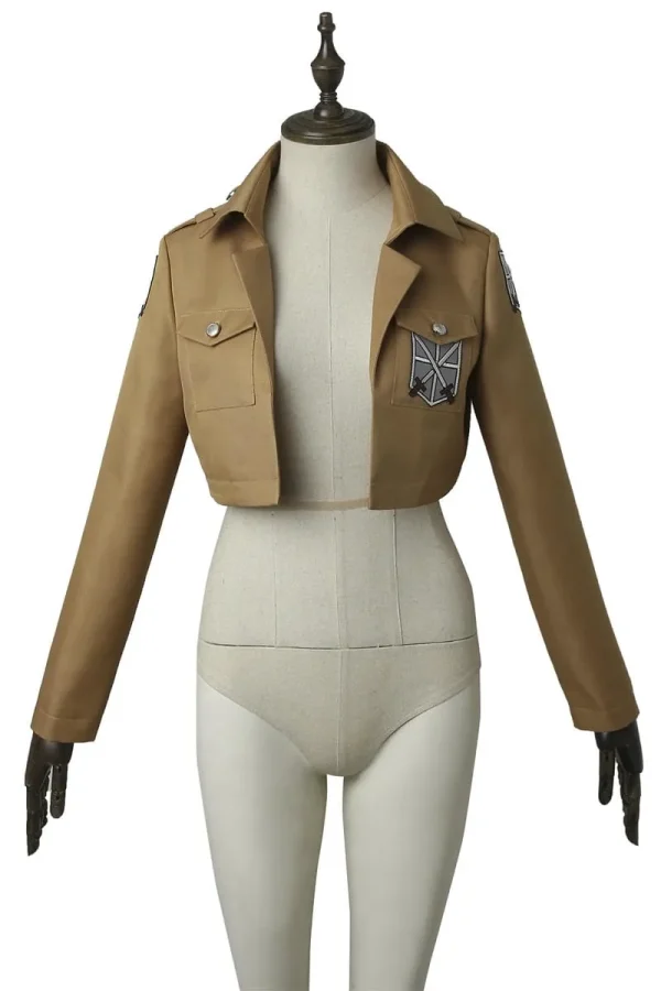 Attack on Titan Training Corps Mikasa Ackerman Cosplay Costume | Anime Outfit