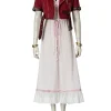 Final Fantasy VII Aerith Gainsborough Cosplay Costume | Game Outfit