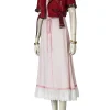 Final Fantasy VII Aerith Gainsborough Cosplay Costume | Game Outfit