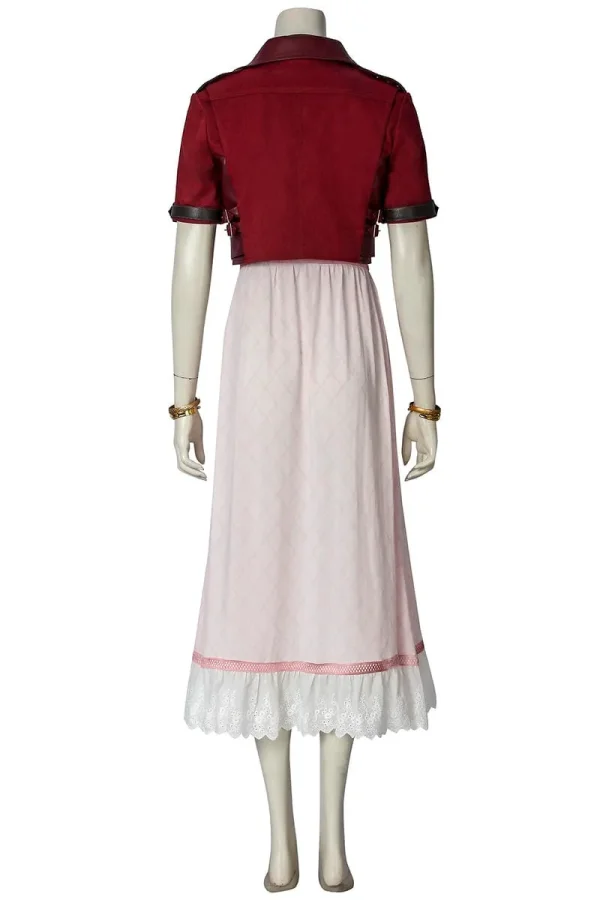 Final Fantasy VII Aerith Gainsborough Cosplay Costume | Game Outfit