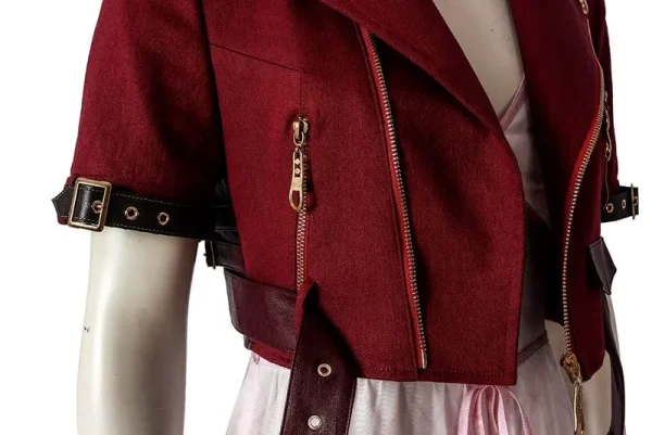 Final Fantasy VII Aerith Gainsborough Cosplay Costume | Game Outfit