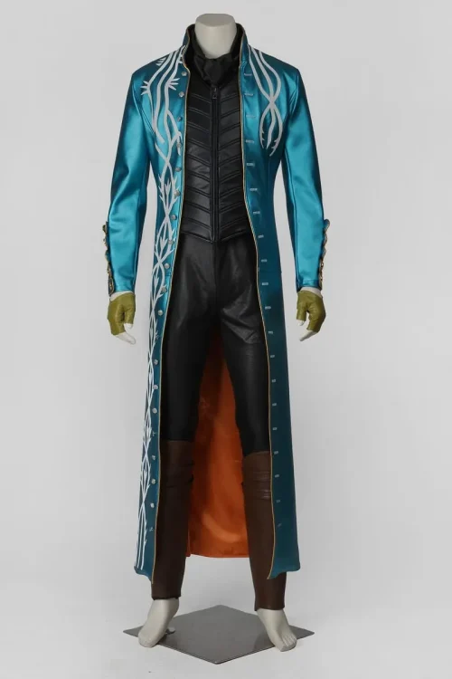 Devil May Cry 3 Vergil Cosplay Costume | Game Outfit