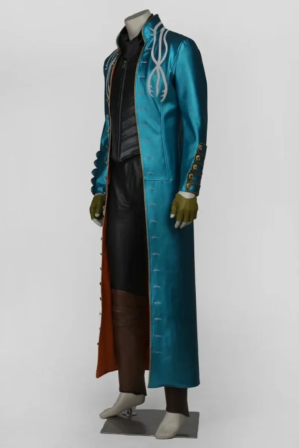Devil May Cry 3 Vergil Cosplay Costume | Game Outfit