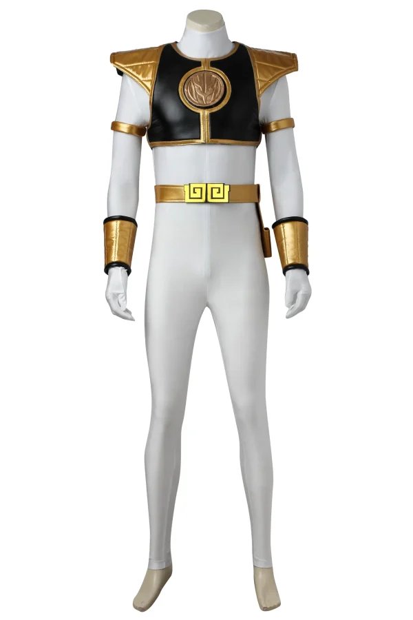 Mighty Morphin Power Rangers White Ranger Tommy Oliver Cosplay Costume | Hero Outfit