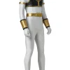 Mighty Morphin Power Rangers White Ranger Tommy Oliver Cosplay Costume | Hero Outfit