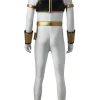 Mighty Morphin Power Rangers White Ranger Tommy Oliver Cosplay Costume | Hero Outfit