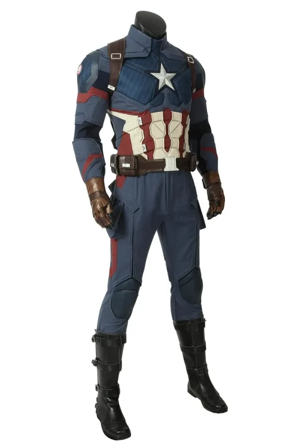 Avengers: Endgame Steve Rogers Captain America Cosplay Costume | Hero Outfit