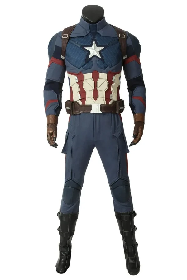Avengers: Endgame Steve Rogers Captain America Cosplay Costume | Hero Outfit