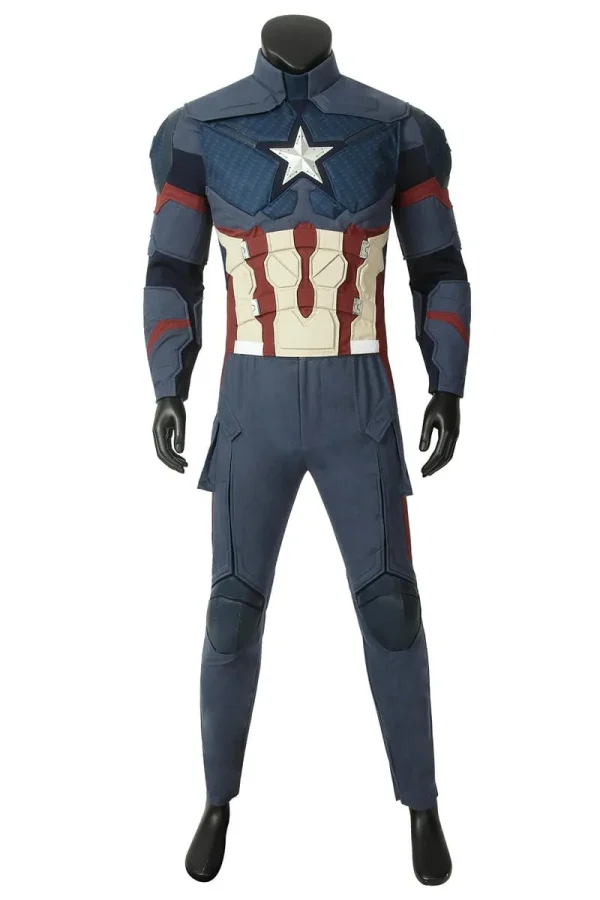 Avengers: Endgame Steve Rogers Captain America Cosplay Costume | Hero Outfit