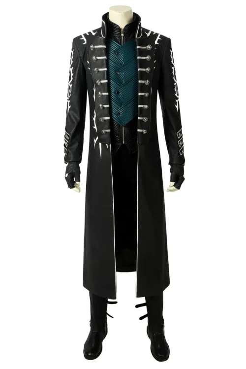 Devil May Cry 5 Vergil Cosplay Costume | Game Outfit
