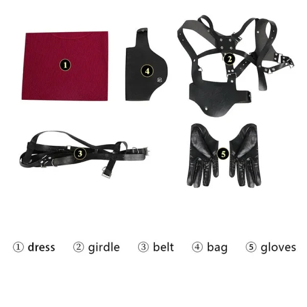 Resident Evil 4 Remake Ada Wong Cosplay Costume | Game Outfit