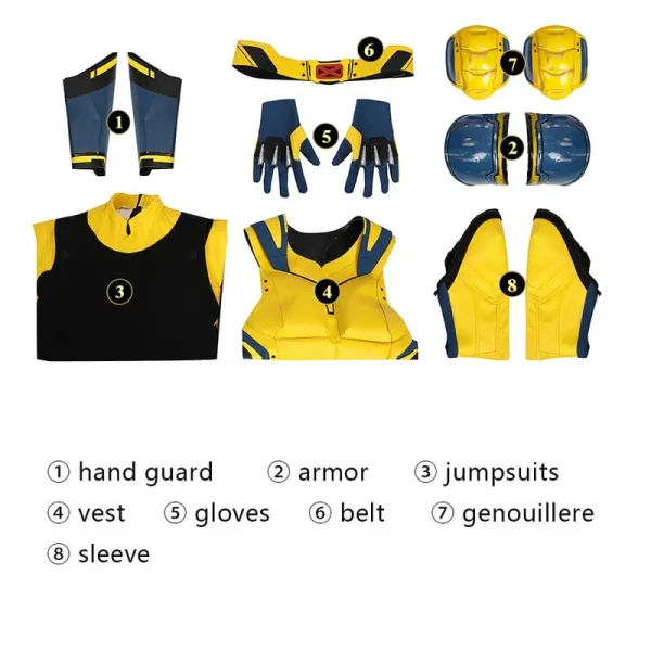 Deadpool & Wolverine Wolverine Variant Cosplay Costume | Movie Outfit