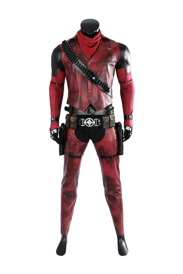 Deadpool & Wolverine Cowboy Deadpool Cosplay Costume | Movie Outfit