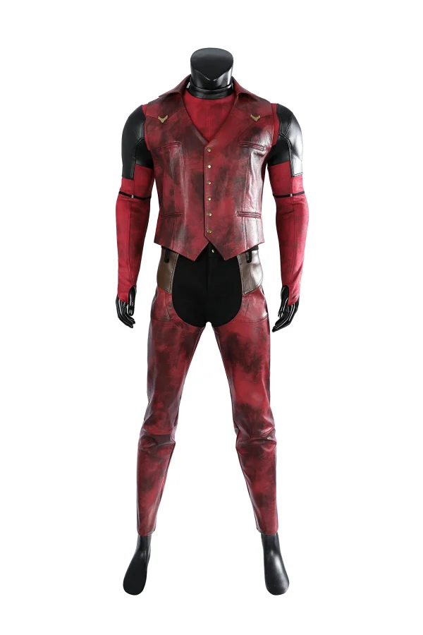 Deadpool & Wolverine Cowboy Deadpool Cosplay Costume | Movie Outfit