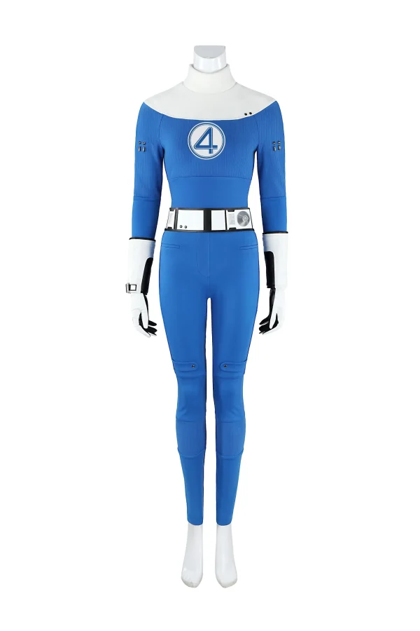 The Fantastic Four: First Steps Invisible Woman Sue Storm Richards Cosplay Costume | Movie Outfit